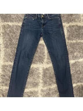 Frame Women's Navy and Blue Jeans
